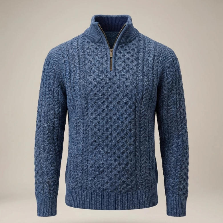 Half-Zip Knit Jumper