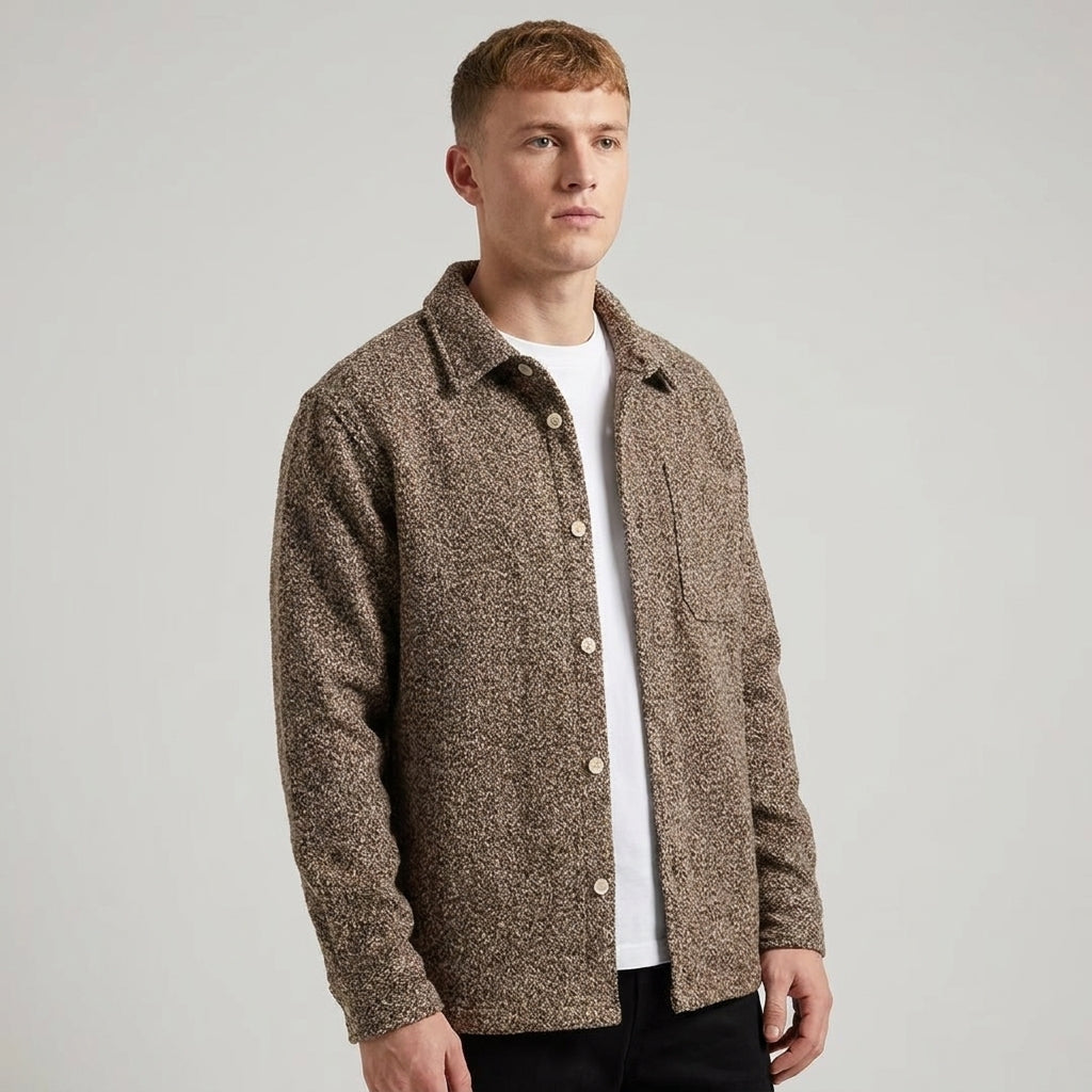 Textured Soft-Knit Shirt