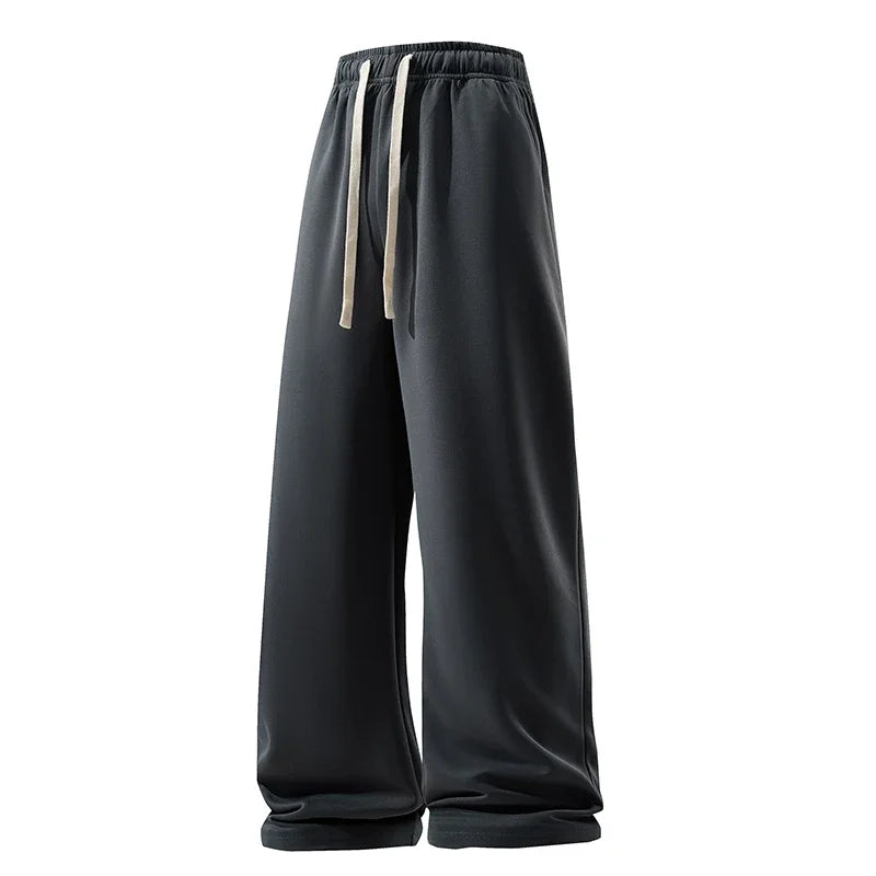 Wide-Leg Cotton Trouser