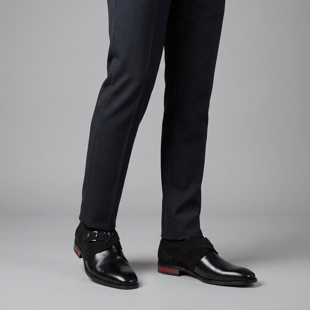 Double-Buckle Monk Loafer