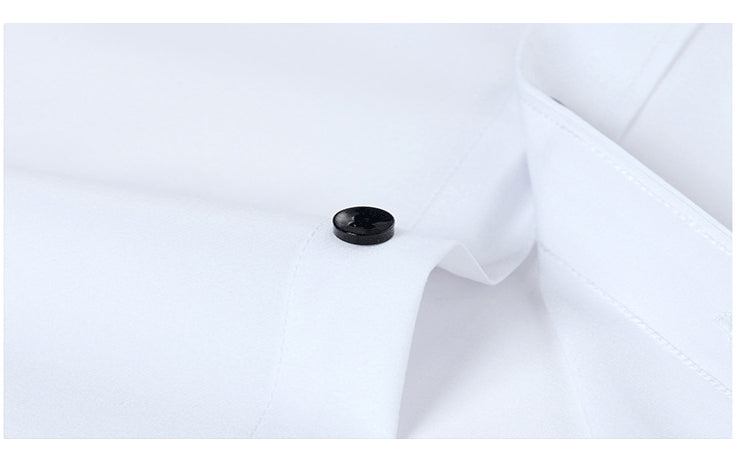 Men's Long Sleeve Formal Shirt, Flexible Fit Smart Button-Up Dress Shirt for Events 20