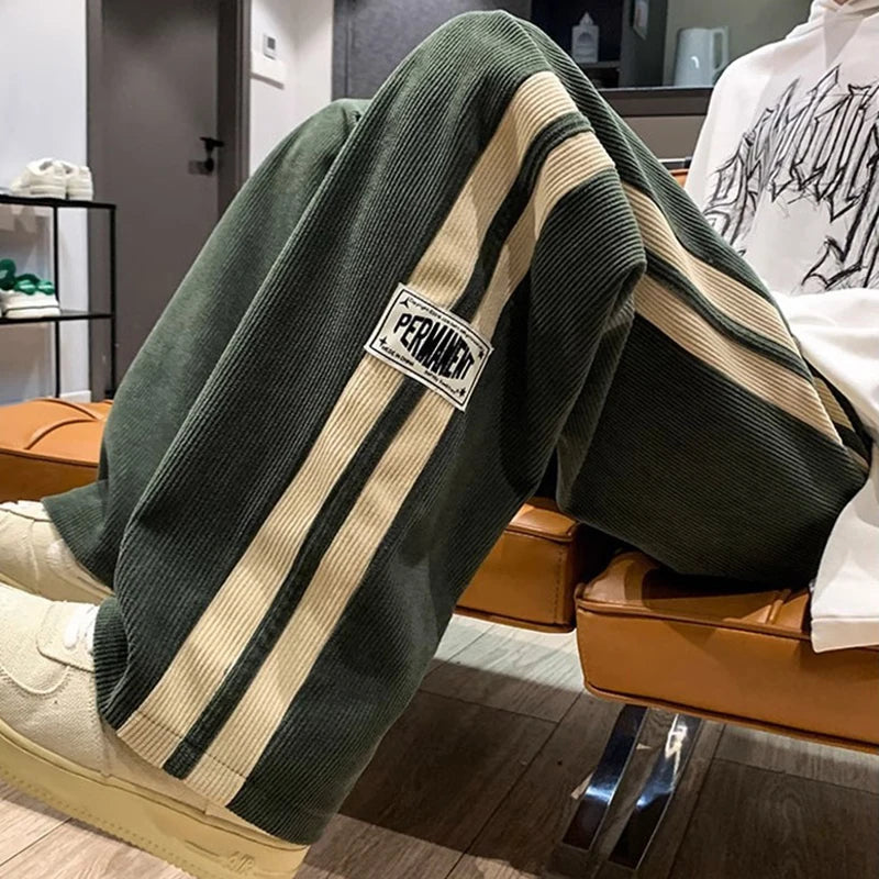 Striped Corduroy Trouser