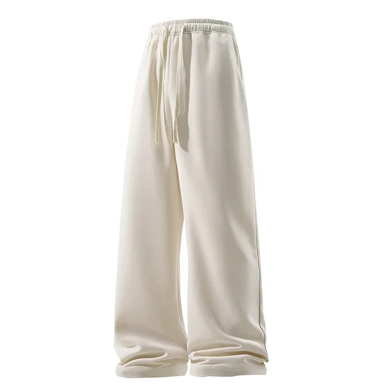 Wide-Leg Cotton Trouser