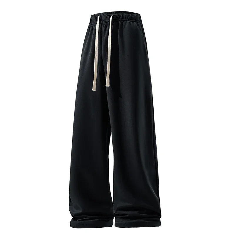 Wide-Leg Cotton Trouser