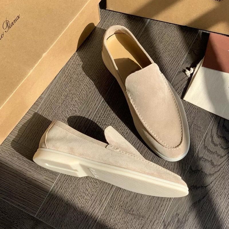 Men's Minimalist Slip-On Loafers, Lightweight Smart Casual Driving Shoes for Everyday Wear 2