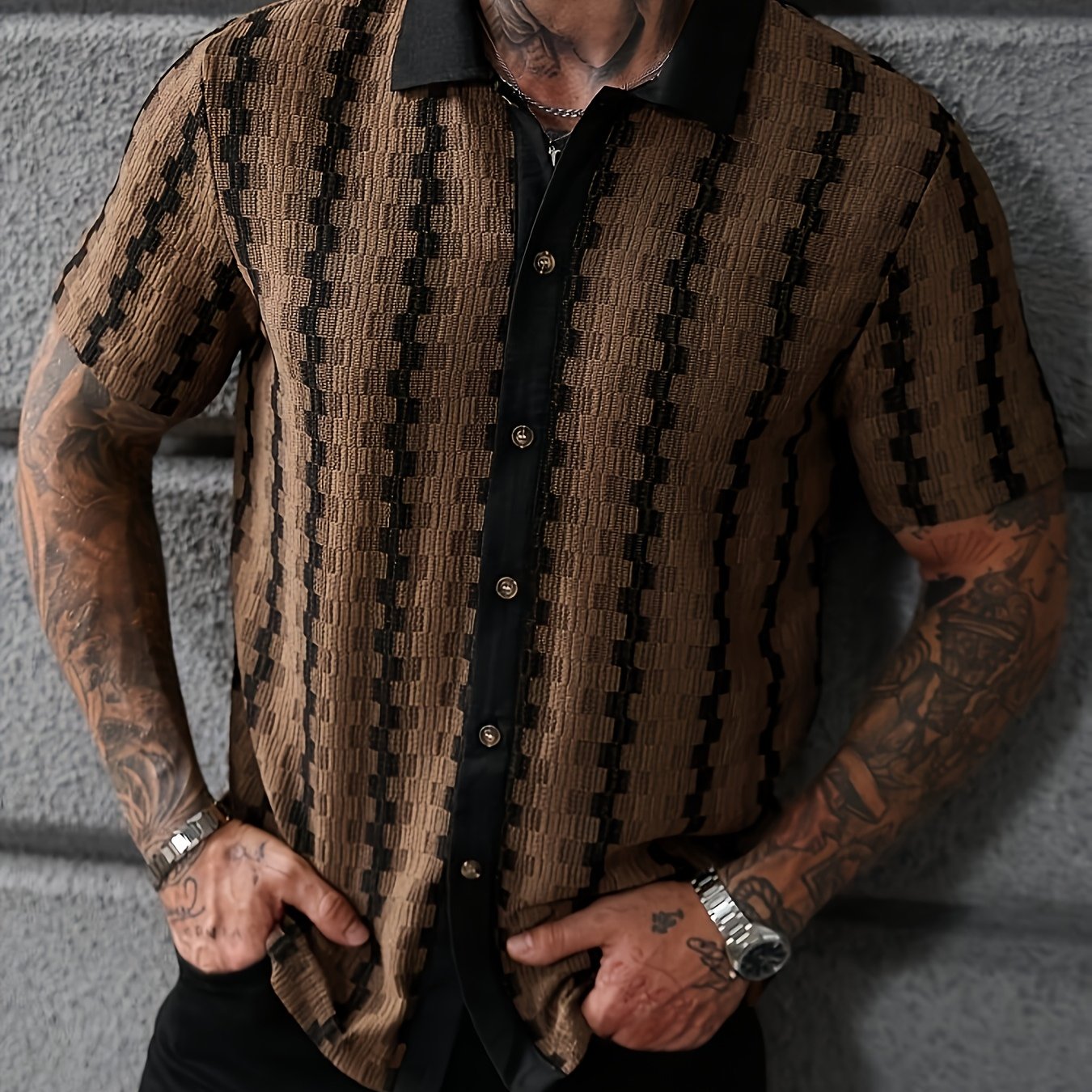 Striped Short-Sleeve Shirt