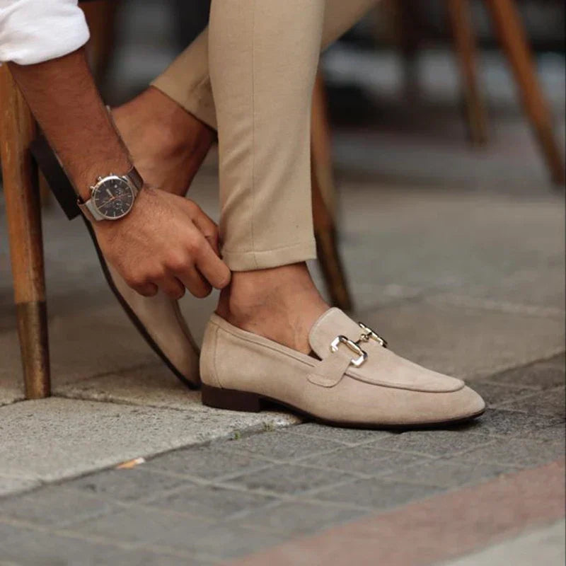 Suede Horsebit Loafer