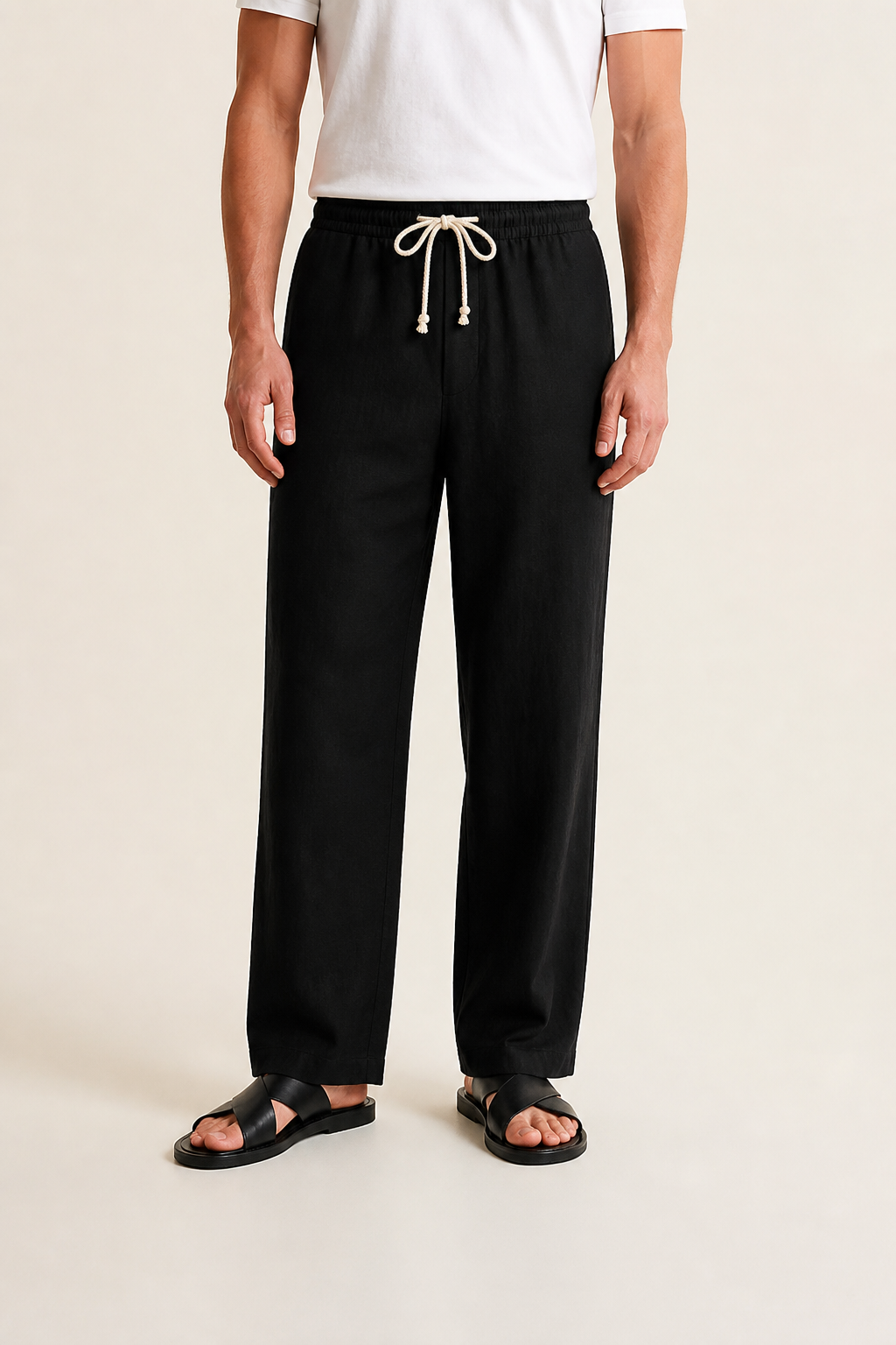 Pleated Linen Pant