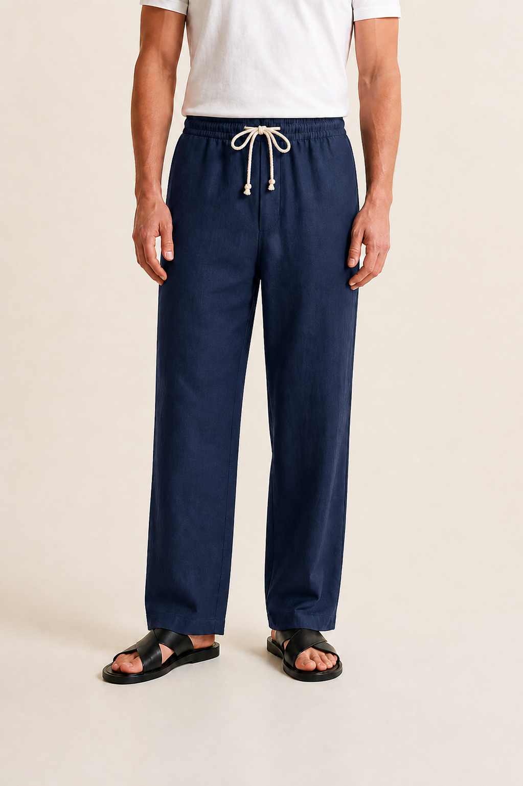 Pleated Linen Pant