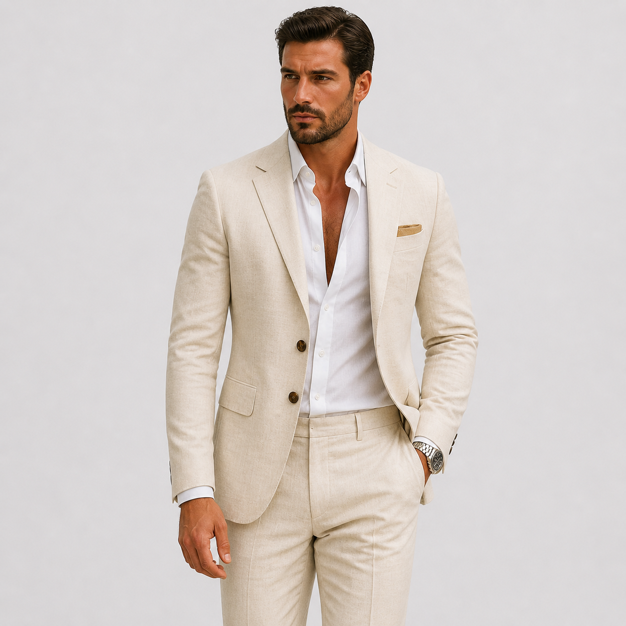 Lightweight Linen Suit