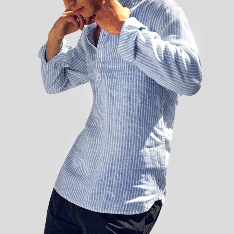 Cotton-Linen Henley
