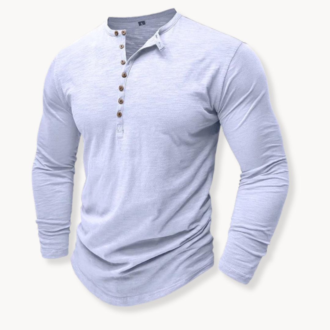 Cotton Henley Shirt