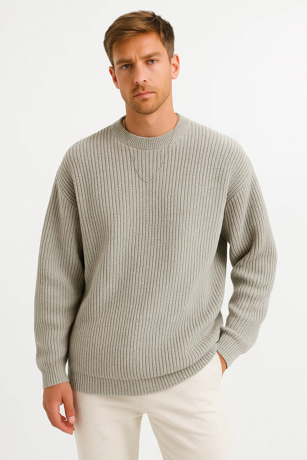 Oversized Ribbed Sweater