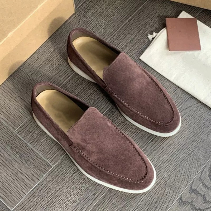 Men's Slip-On Moccasin Loafers, Lightweight Flexible Casual Driving Shoes for Smart Casual Wear 4