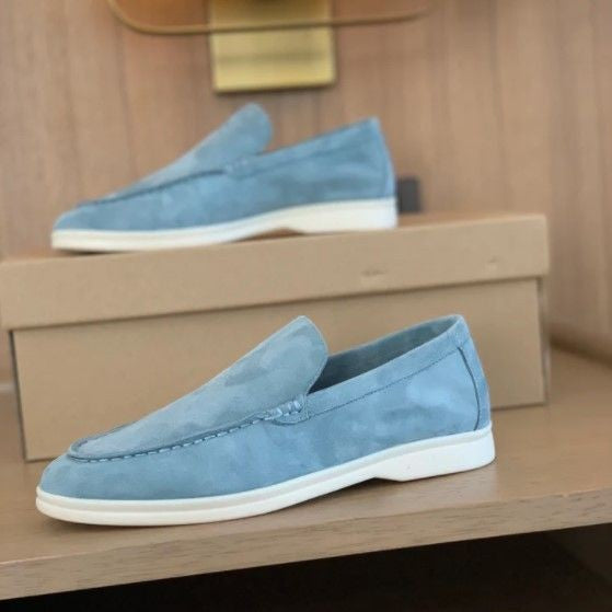 Men's Slip-On Moccasin Loafers, Lightweight Flexible Casual Driving Shoes for Smart Casual Wear 5