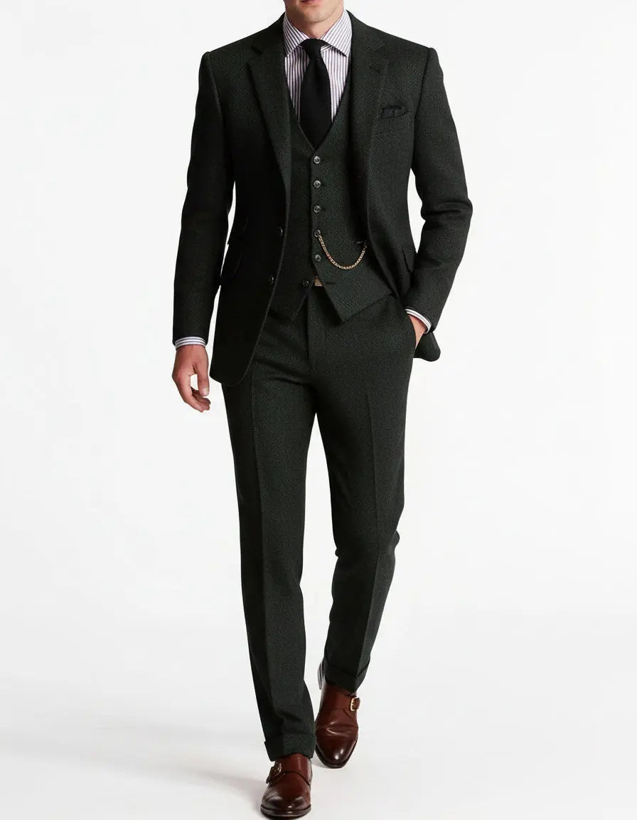 Tweed Three-Piece Suit