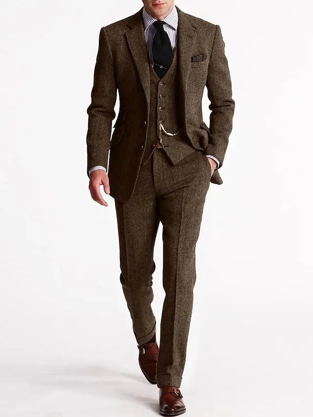 Tweed Three-Piece Suit
