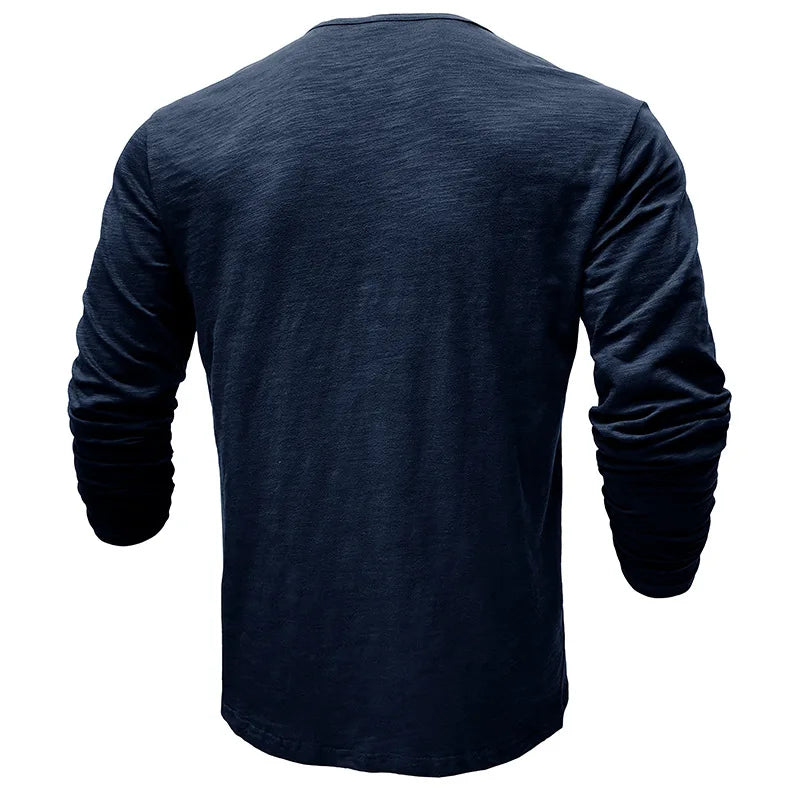 Cotton Henley Shirt