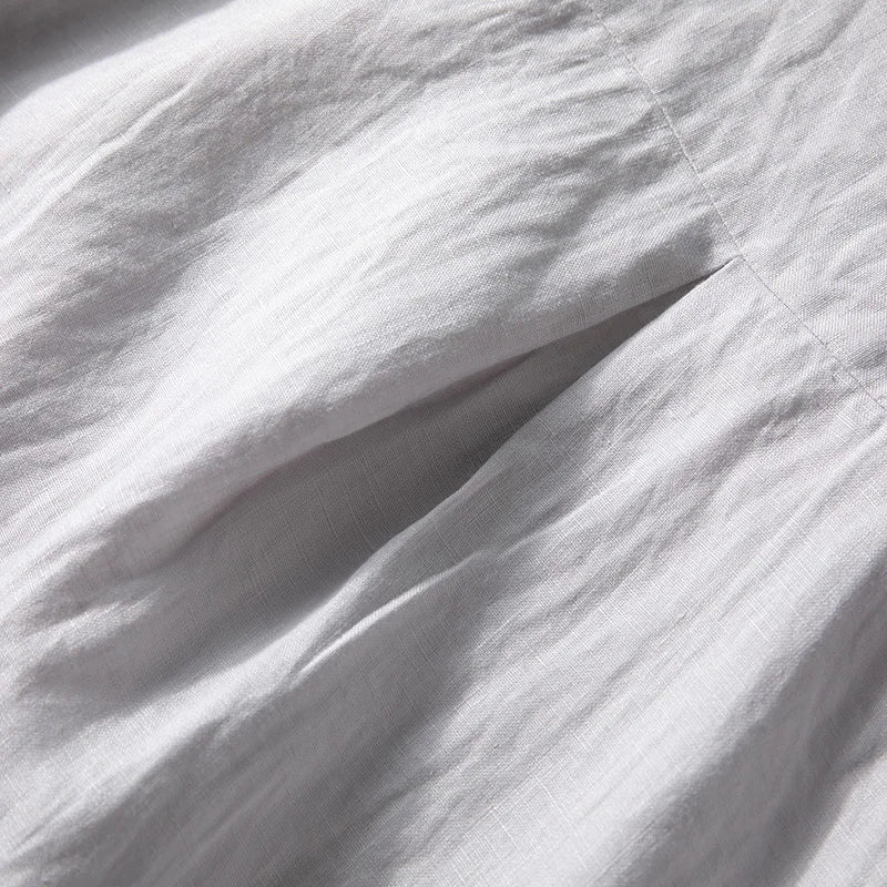 Camp Collar Linen Shirt
