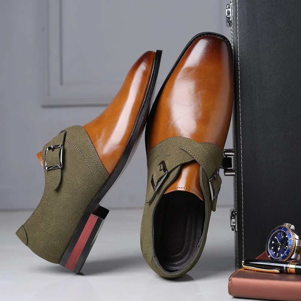 Double-Buckle Monk Loafer