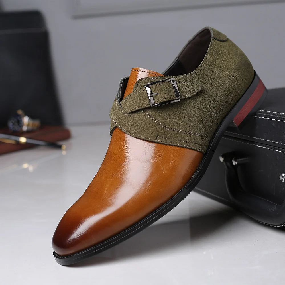 Double-Buckle Monk Loafer