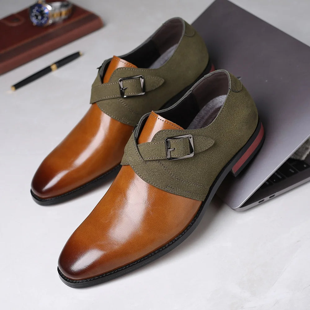 Double-Buckle Monk Loafer