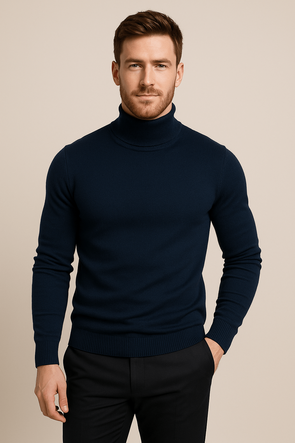 Slim Turtleneck Sweater