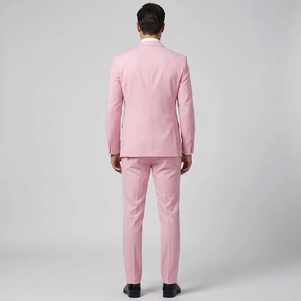 Black Three-Piece Wedding Suit
