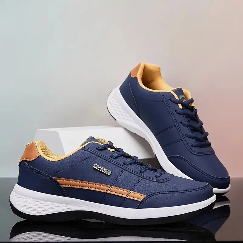 Men's Lace-Up Trainers, Chunky Sole Casual Sneakers for Everyday Street Style 2