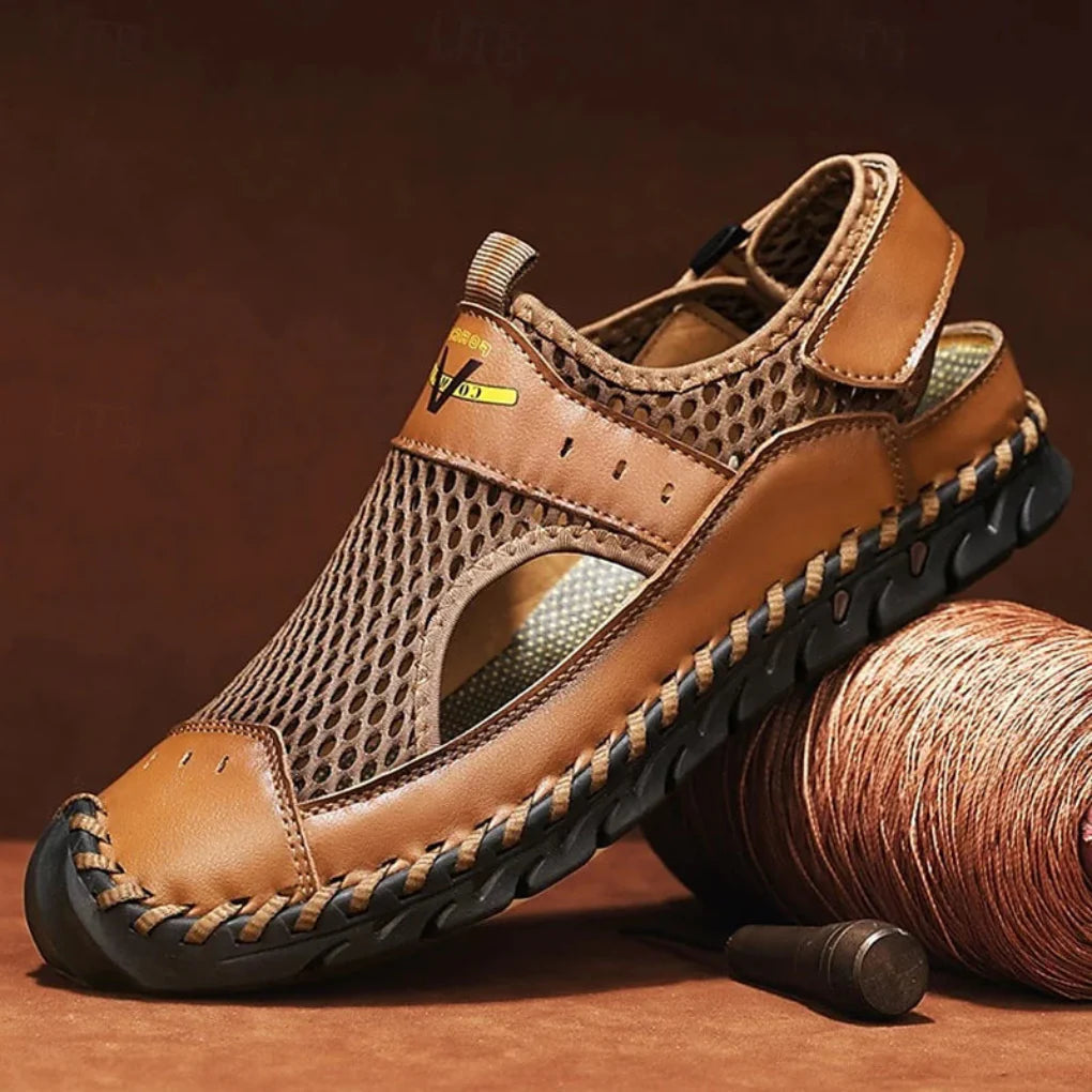 Men's Summer Sandals, Breathable Open-Toe Casual Outdoor Walking Sandals with Grip Sole 1