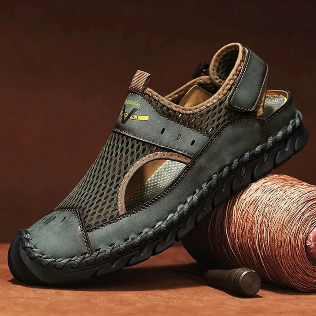 Men's Summer Sandals, Breathable Open-Toe Casual Outdoor Walking Sandals with Grip Sole 3