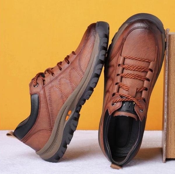 Men's Outdoor Trainers, Non-Slip Durable Lightweight Comfort Casual Walking Shoes 7