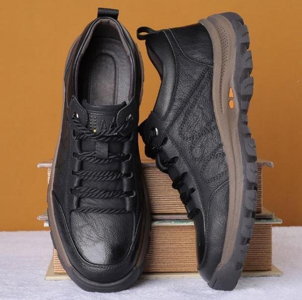 Men's Outdoor Trainers, Non-Slip Durable Lightweight Comfort Casual Walking Shoes 4