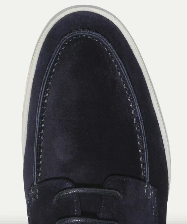 Men's Lace-Up Leather Loafers, Smooth Sole Smart Casual Comfort Dress Shoes 4