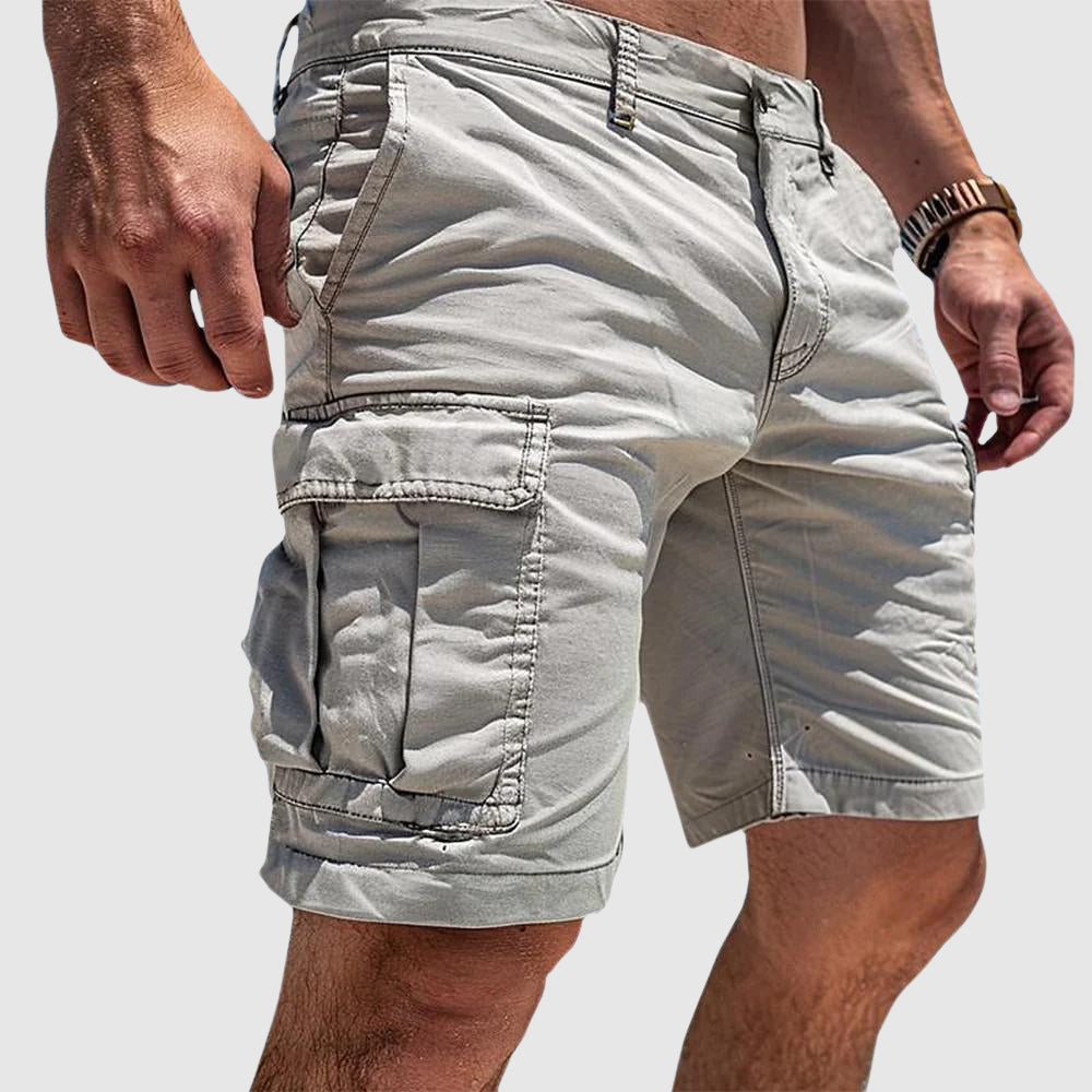 Men's Cargo Shorts, Knee Length Multi-Pocket Relaxed Fit Casual Summer Shorts 1