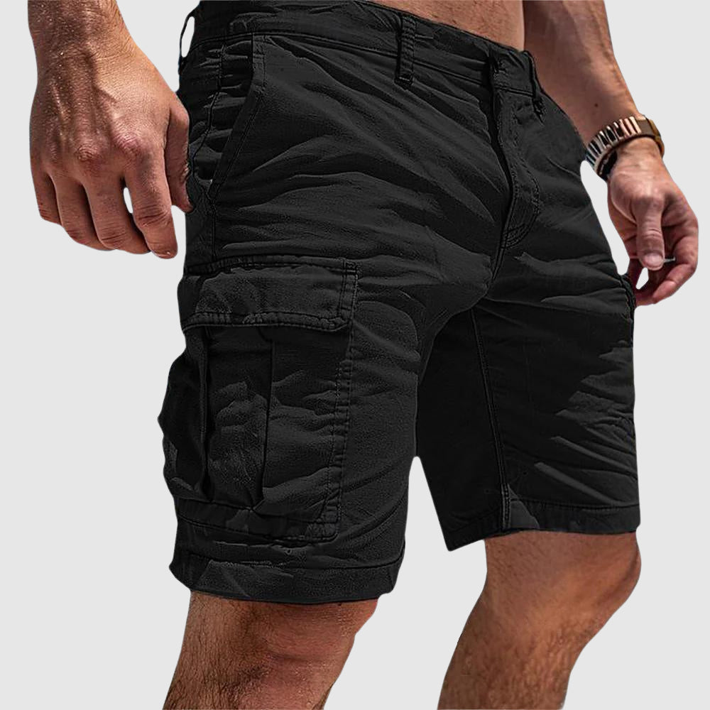 Men's Cargo Shorts, Knee Length Multi-Pocket Relaxed Fit Casual Summer Shorts 3