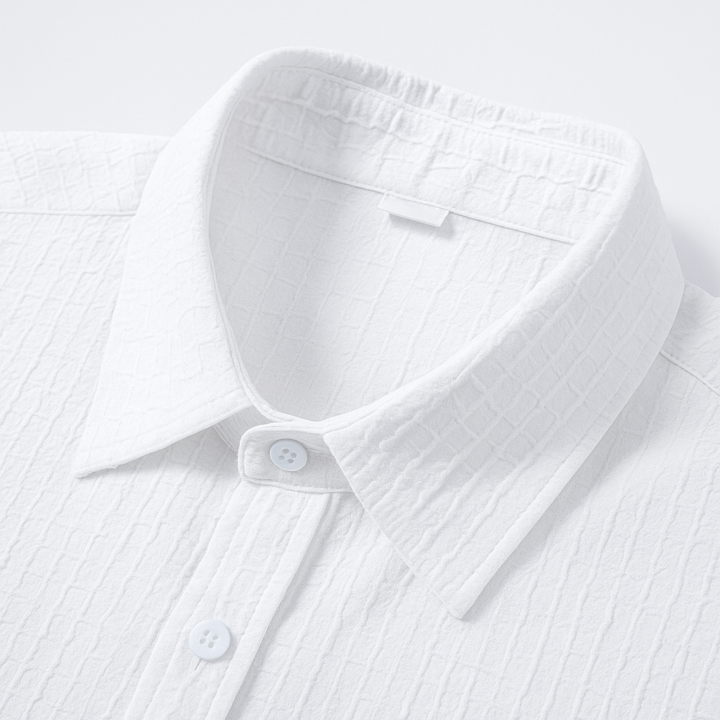Crinkle Cotton-Linen Set