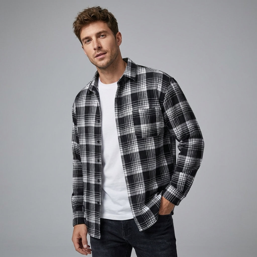 Plaid Flannel Shirt