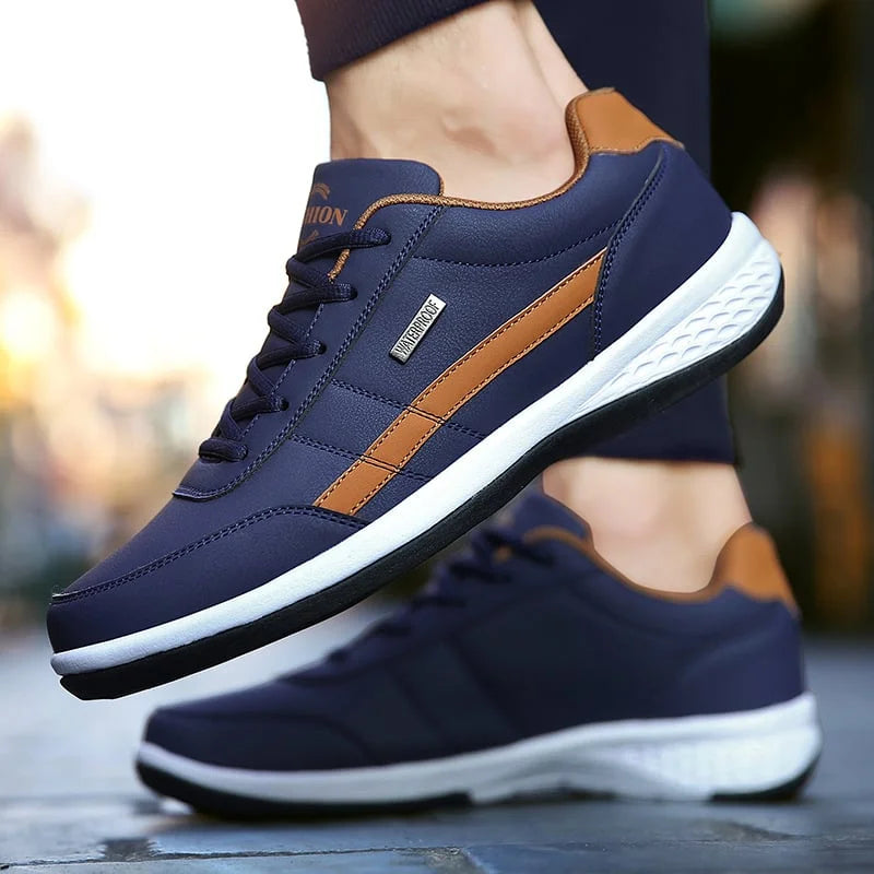 Men's Lace-Up Trainers, Chunky Sole Casual Sneakers for Everyday Street Style 6