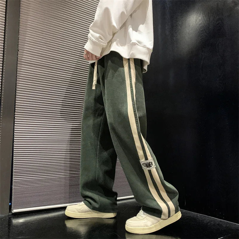 Striped Corduroy Trouser