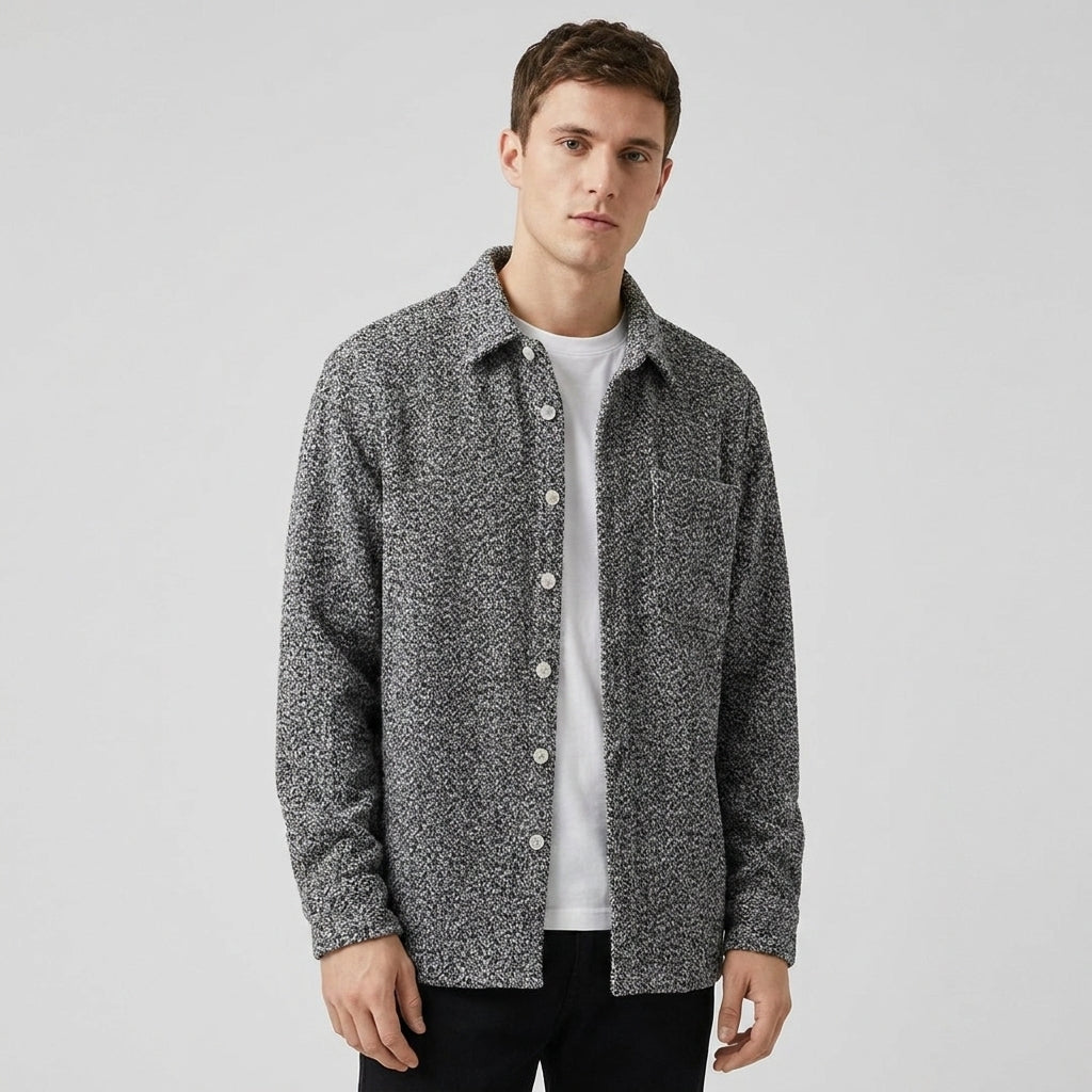 Textured Soft-Knit Shirt