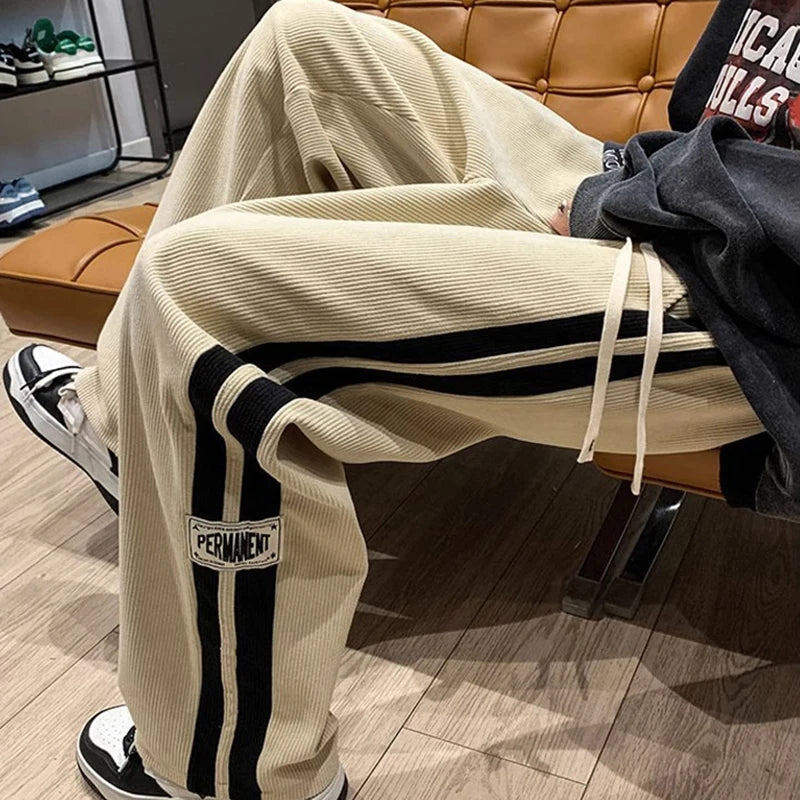 Striped Corduroy Trouser