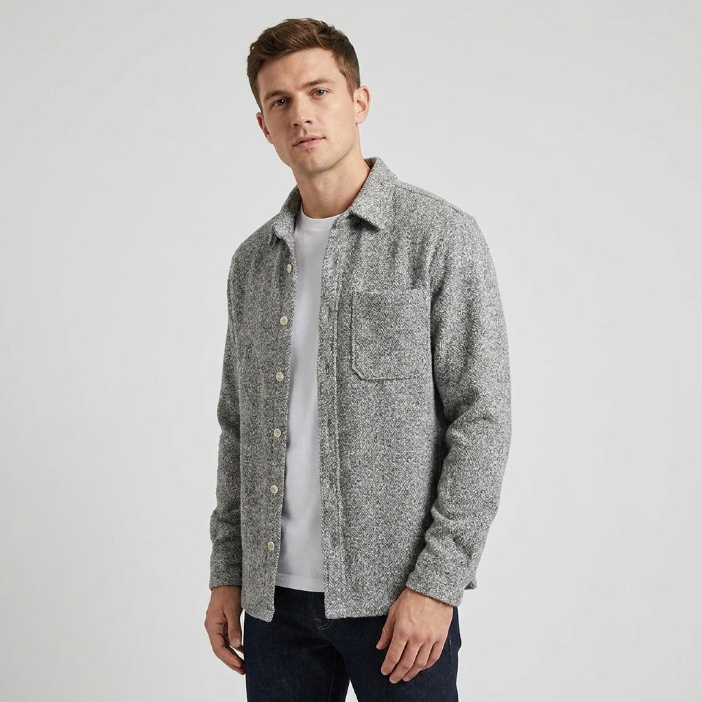 Textured Soft-Knit Shirt