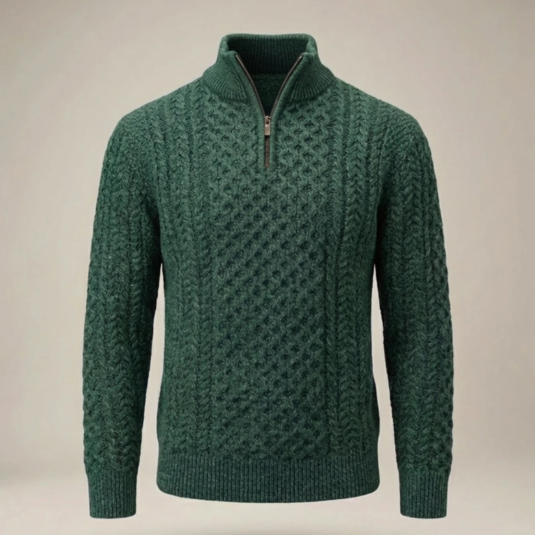 Half-Zip Knit Jumper