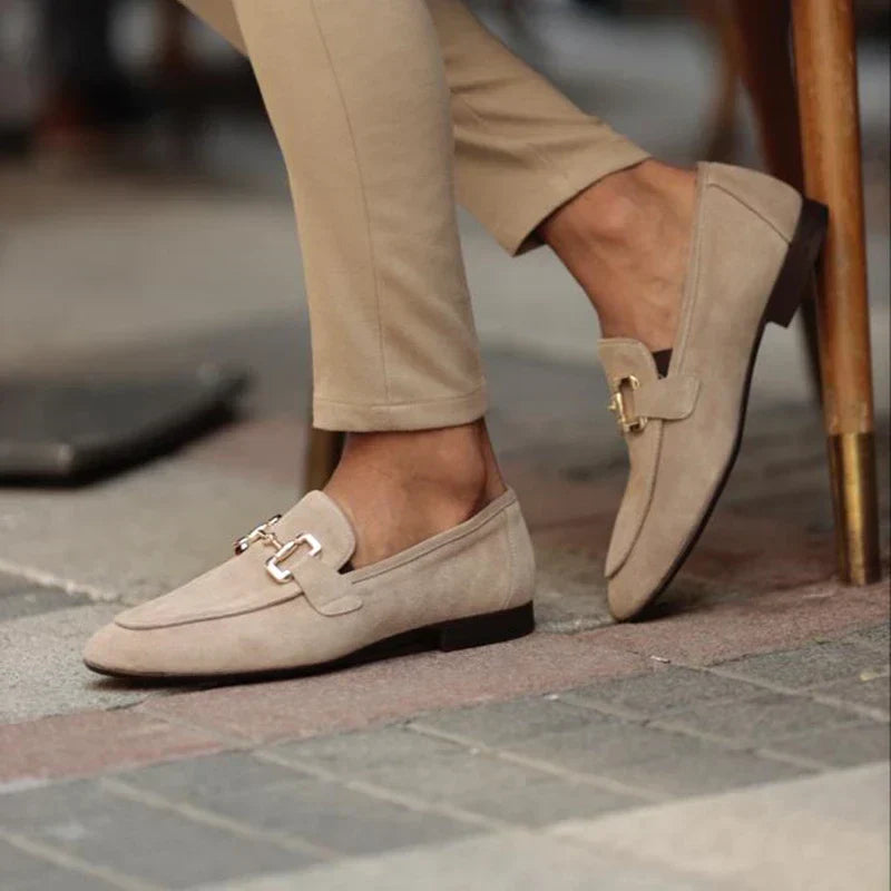 Suede Horsebit Loafer