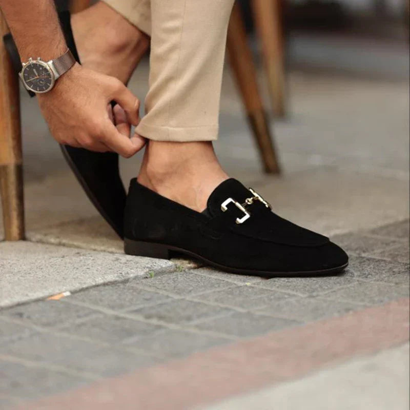 Suede Horsebit Loafer