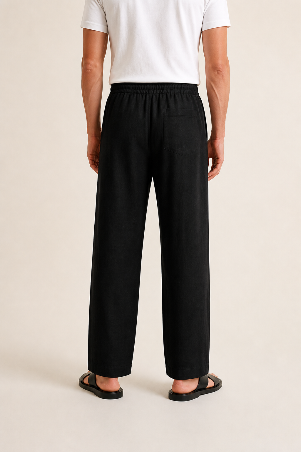 Pleated Linen Pant