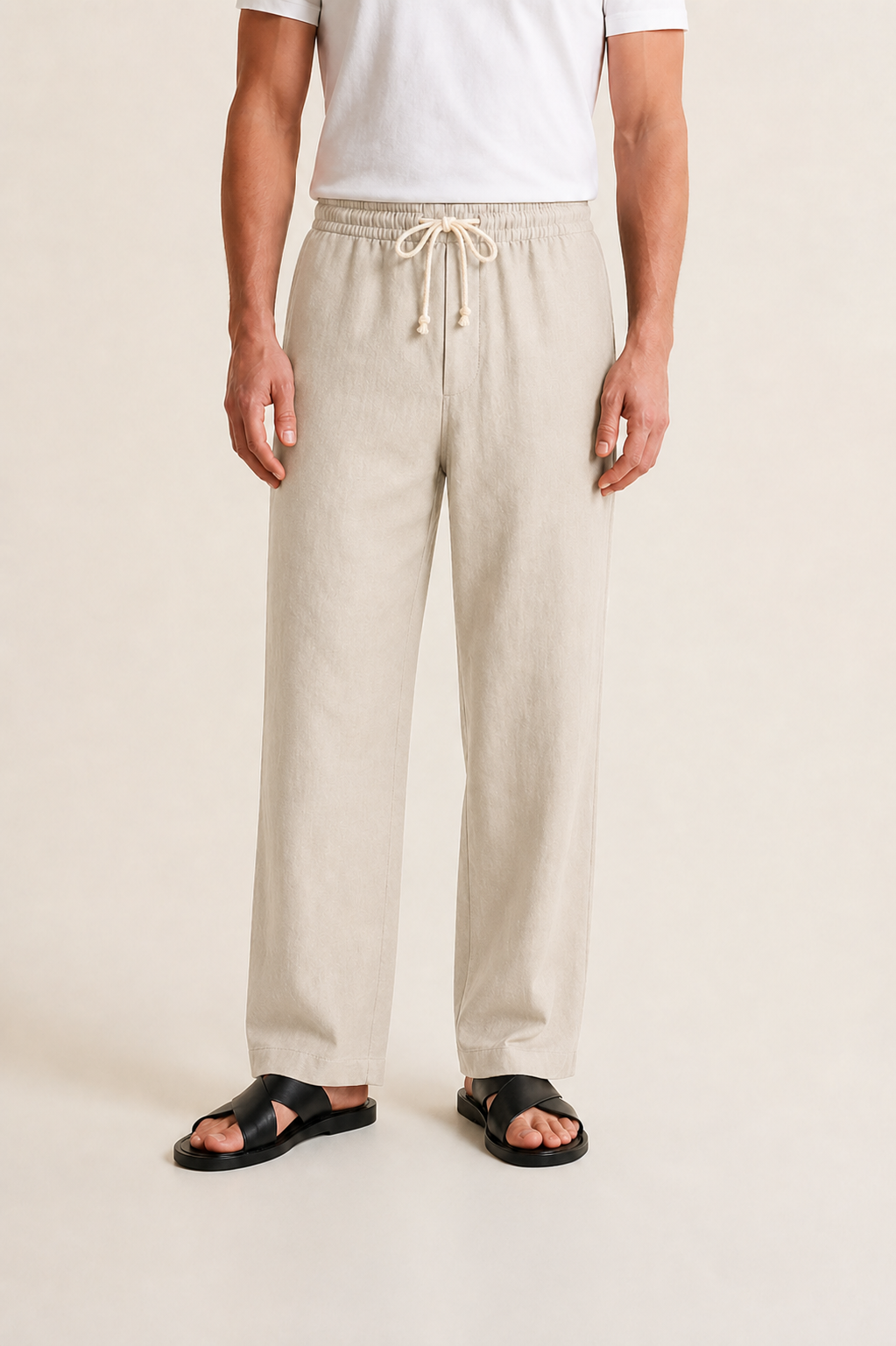 Pleated Linen Pant