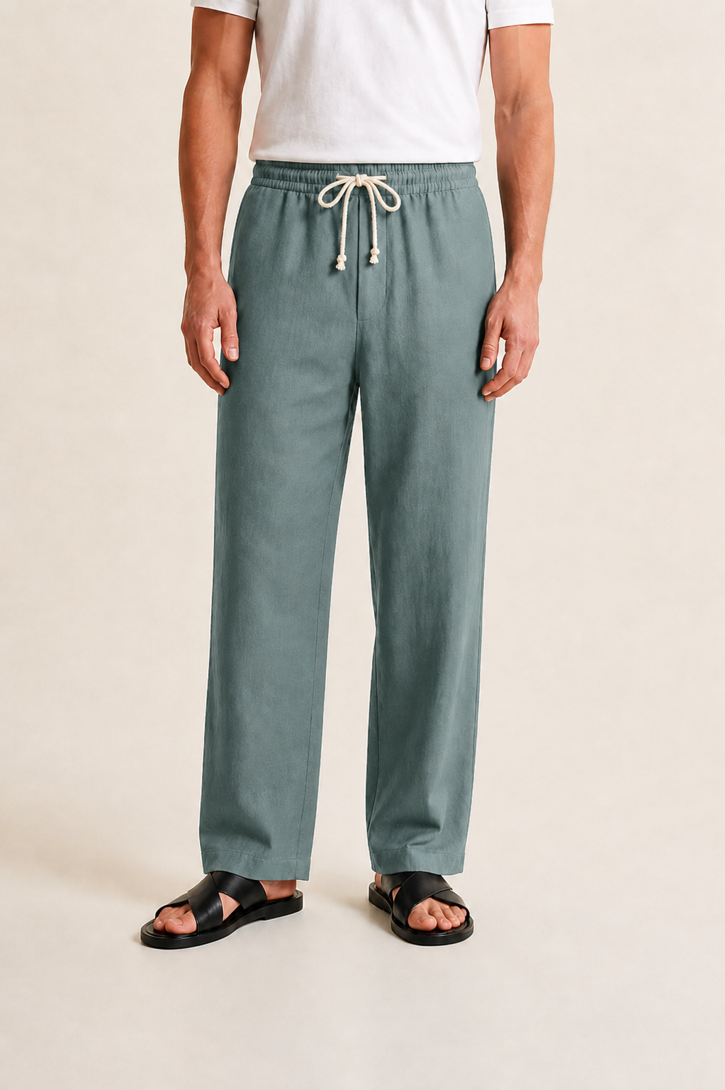 Pleated Linen Pant