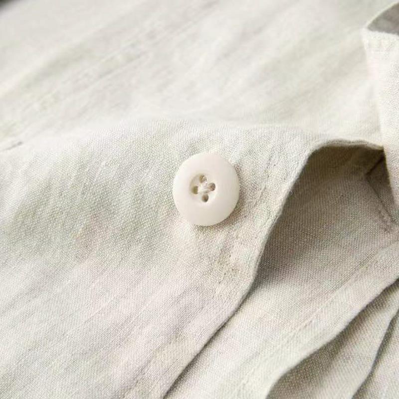 Linen Two-Piece Suit Set